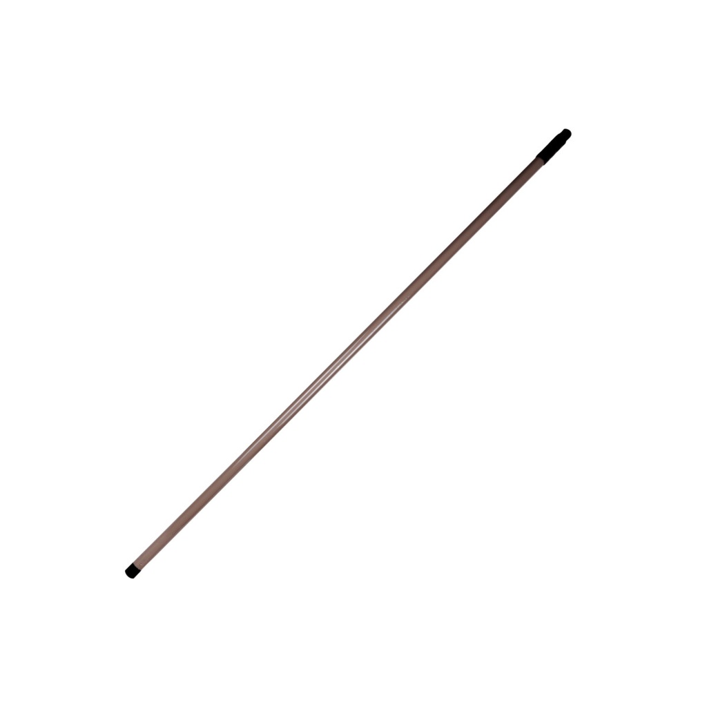 Manche a balai confort metal embout tournant 130cm taupe