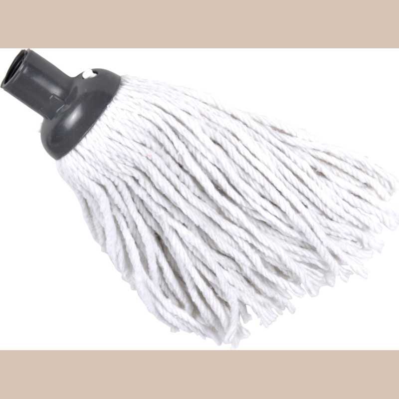 Mop coton ecru franges longues 22cm 120gr