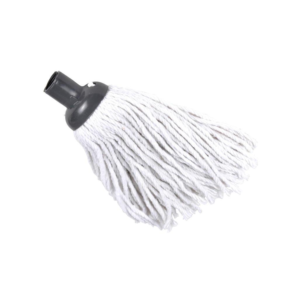 Mop coton ecru franges longues 22cm 120gr