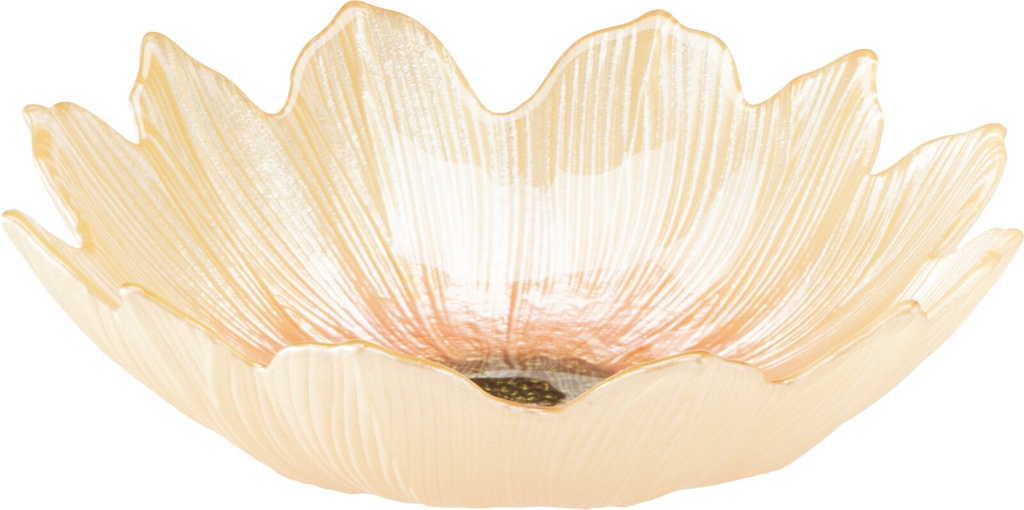 Bol en verre 15cm design flora