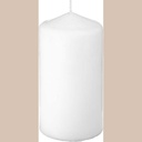 Bougie rond many blanc 7x13
