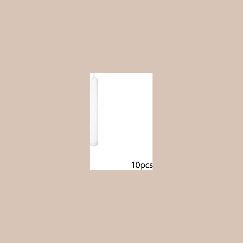 Bougie btn many blanc 25x10