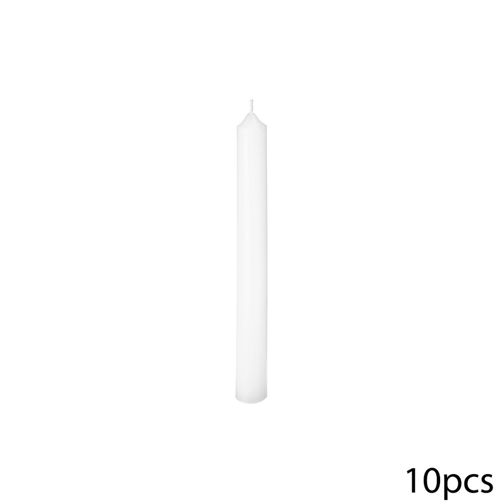 Bougie btn many blanc 25x10