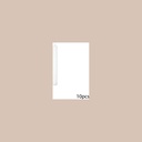 Bougie btn many blanc 25x10
