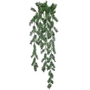 Colgante pino con purpurina 100cms verde