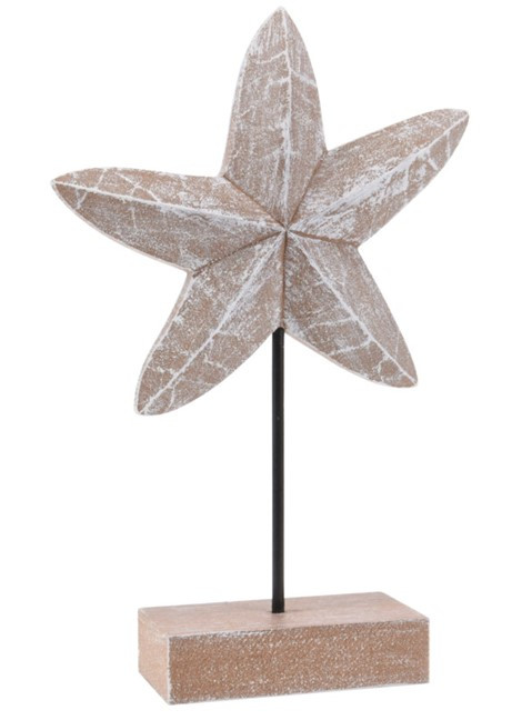 Déco étoile de mer marron