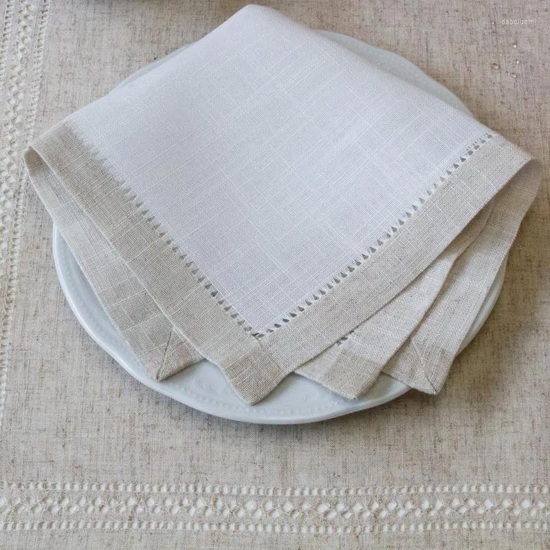 Serviette de table beige ivoire