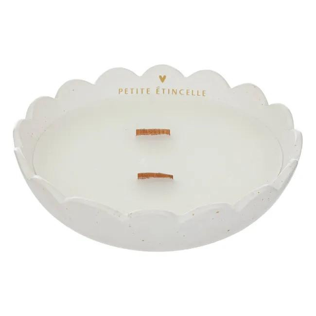 Bougie rond rustic taupe 6.7x19