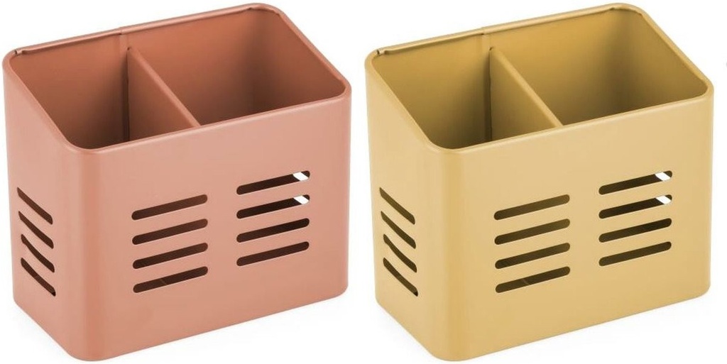 Range-couverts métal 16x9x13 2 mod.