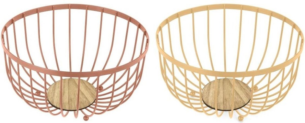 Coupe fruits métal pin 25x25x13 géométrique 2 mod.