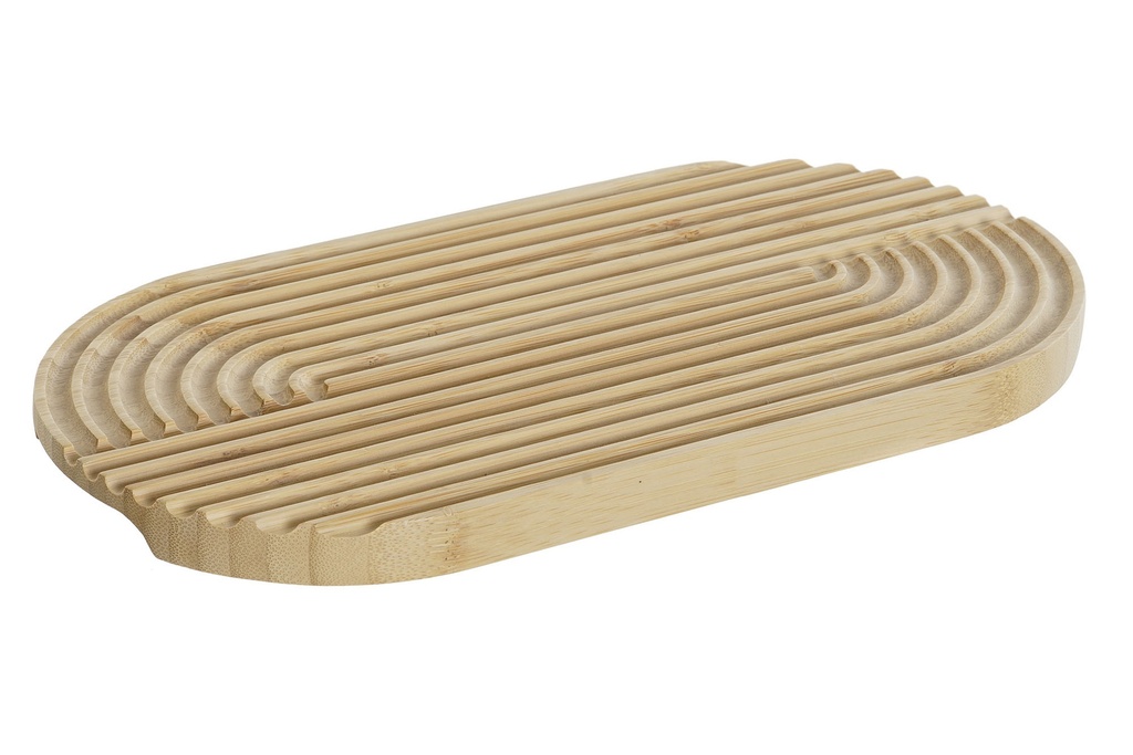 Planche découper bambou 29,2x15x1,6 pain naturel