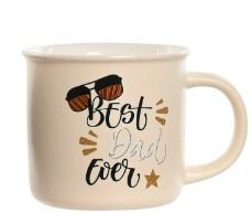 Tasse en porcelaine "best dad ever" 400 ml
