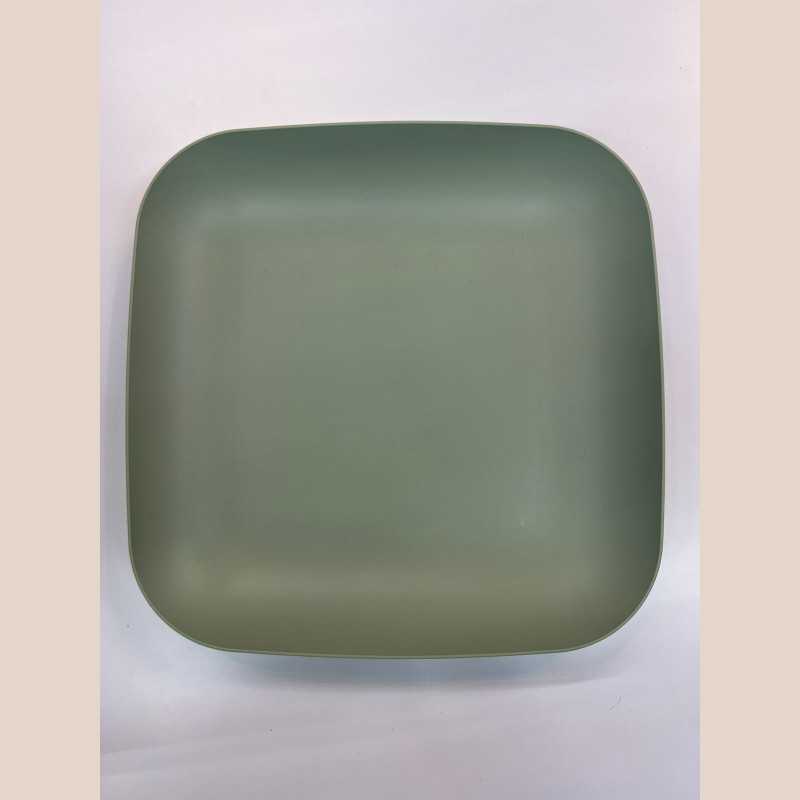 Plateaux carre plastiquex2 kaki