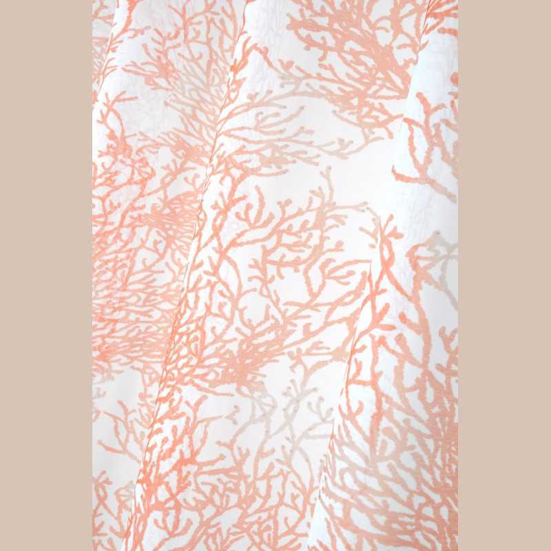 Promo-caledonie voilage 140x260 corail