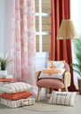 Promo-caledonie voilage 140x260 corail