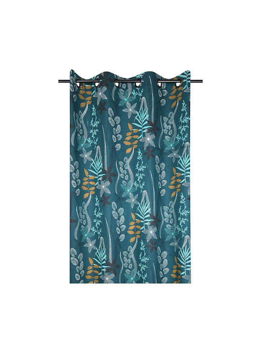 Chevrefeuille rideau 135x250cm petrole