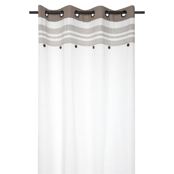 Chaumont rideau 140x260 oeil naturel