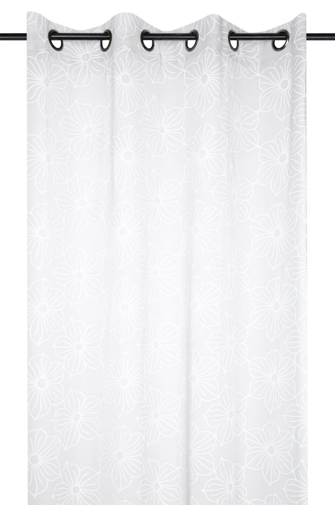 Ivanna voile 140x260 blanc