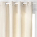 Rideau lilou ivoire 140x260