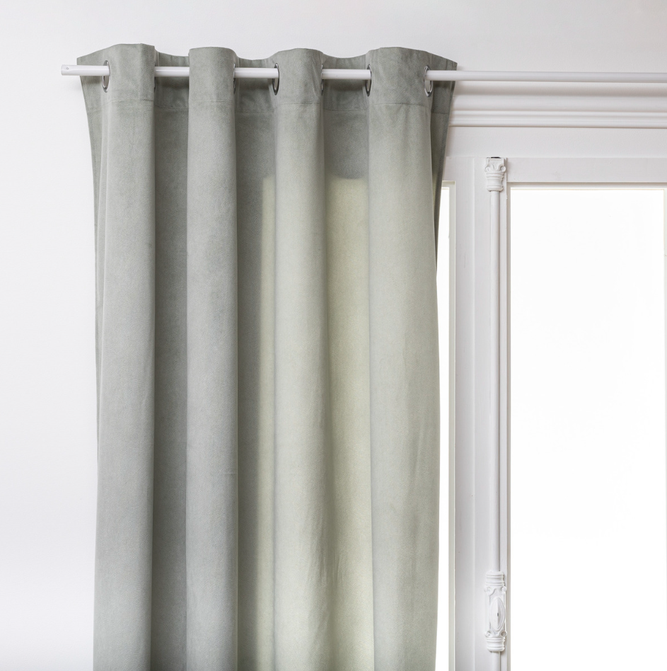 Rideau lilou celadon 140x260
