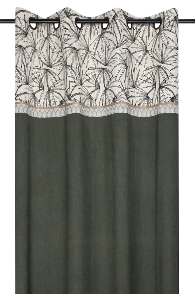 Rideau 140x260 oeil vert