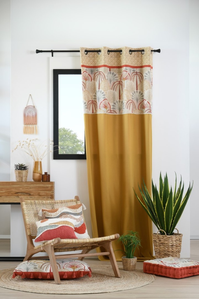 Aswan rideau 140x260 œil curry