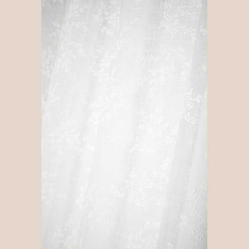 Samantha voilage 140x260 cm blanc