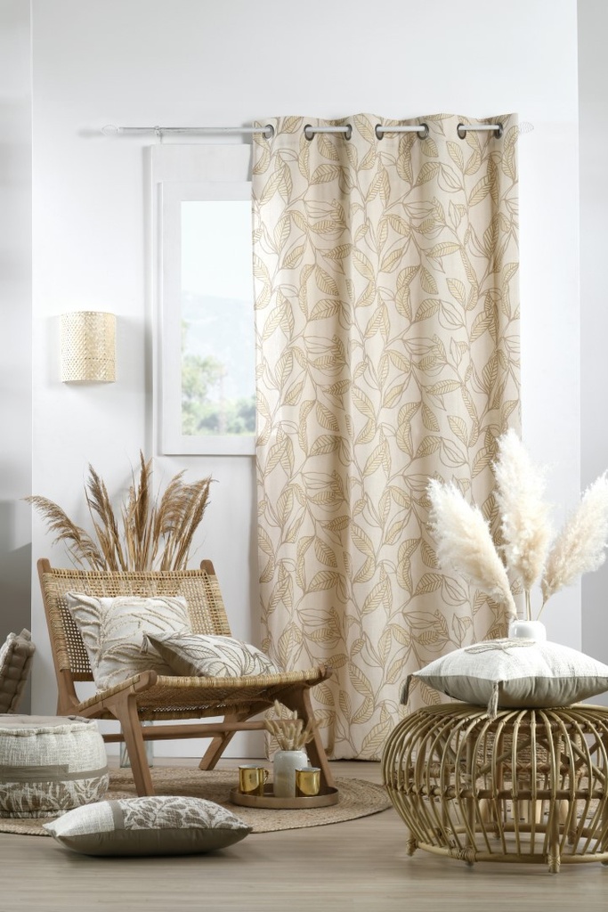 Hemera rideau 140x260 œil taupe