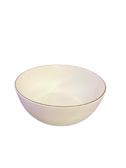 Ramequin bol ivoire lisére or 12.70