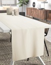 Chemin de table 30x300  grege gaze de coton celestia