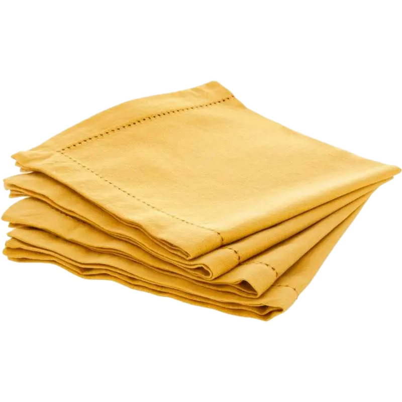 Serv table chambray ocre x4