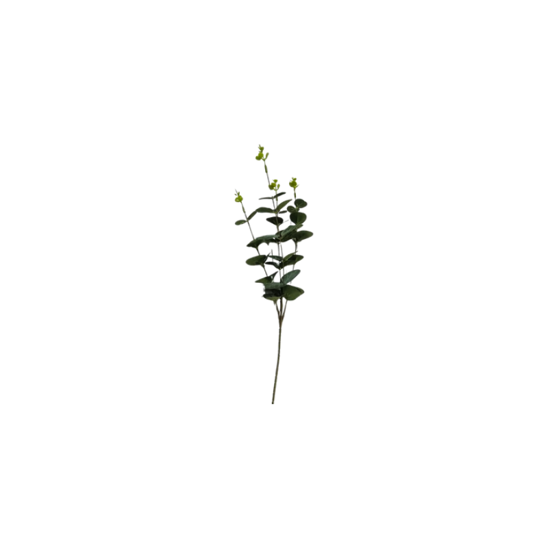 Tige eucalyptuse vert plastique
