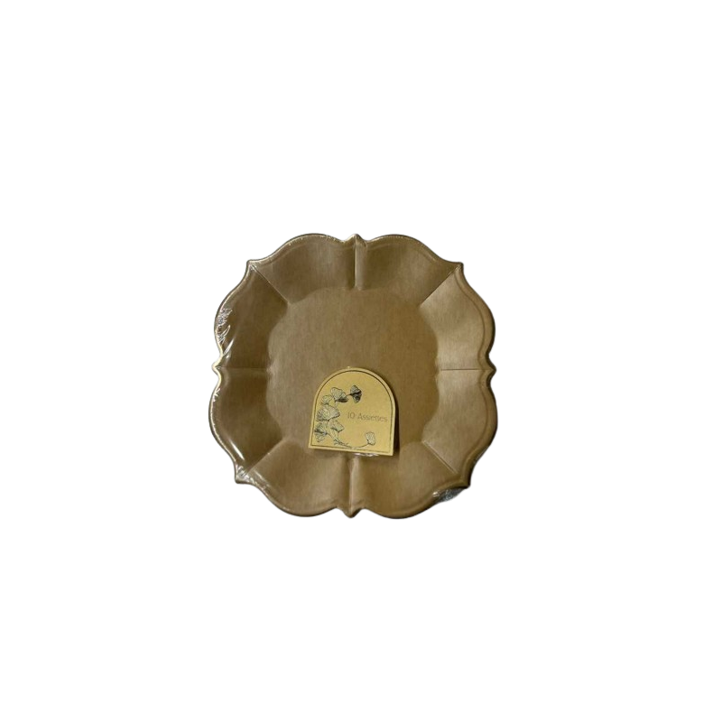 Assiette dessert kraft x10