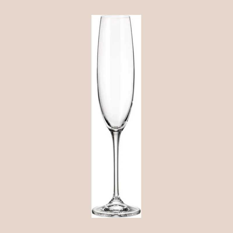 Verre à champagne - cristal -x 1