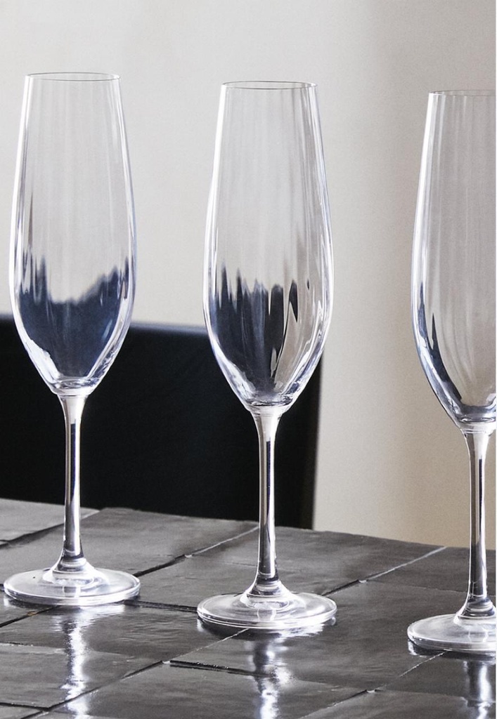 Verre à champagne - cristal 