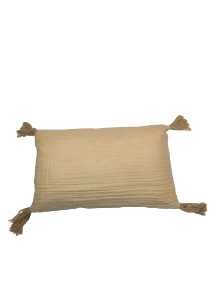 Coussin 30x50 poetique orange clair