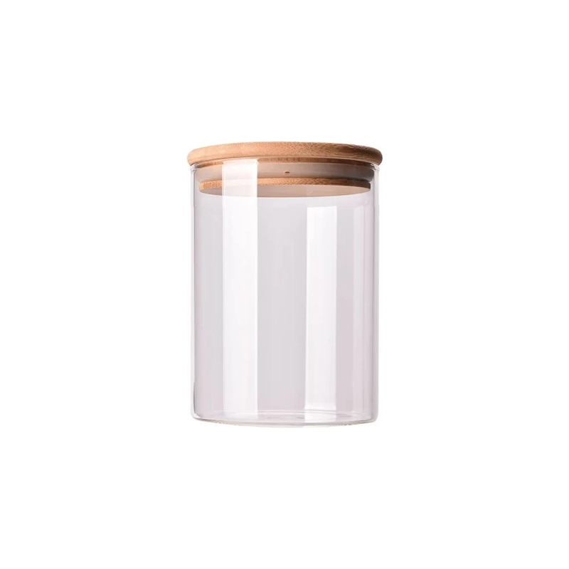 Bocal en  verre et bambou  270 ml