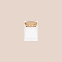 Bocal en verre et bambou  380 ml
