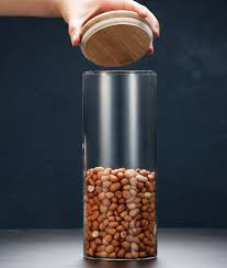 Bocal bambou 8.5cm * h20cm 1000ml