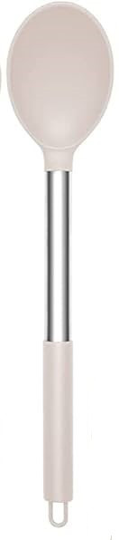 Cuillère à fente en silocone et acier inoxydable