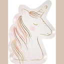 Assiettes licorne x10