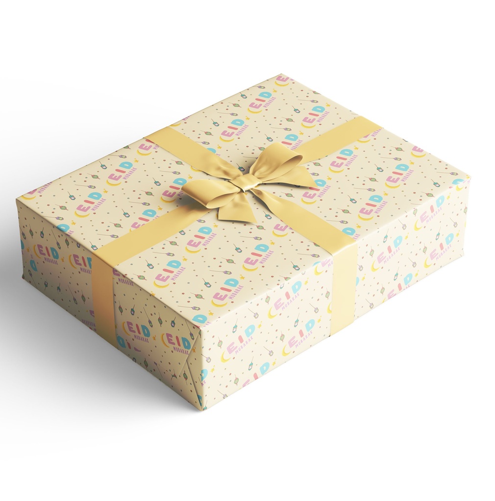 Thème - eid kids - papier d'emballage eid mubarak pour enfants
