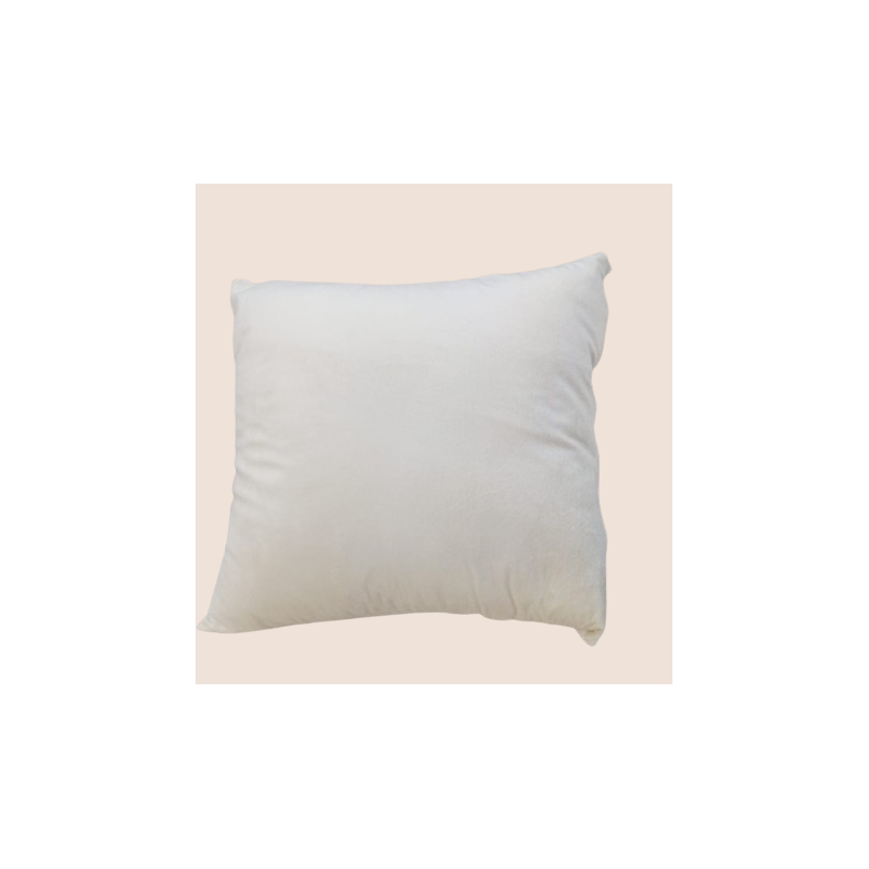 Coussin "alya" 40*40 cm crème
