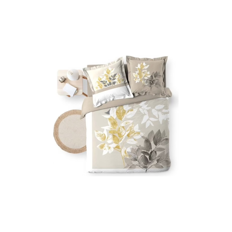 Parure 3 p. 240 x 220 cm imprime 42 fils dessin place enora