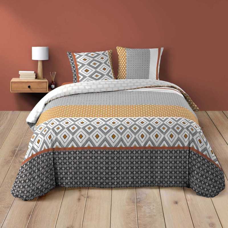 Parure 3 p. 260x240 cm imprime 42 fils allover arsene