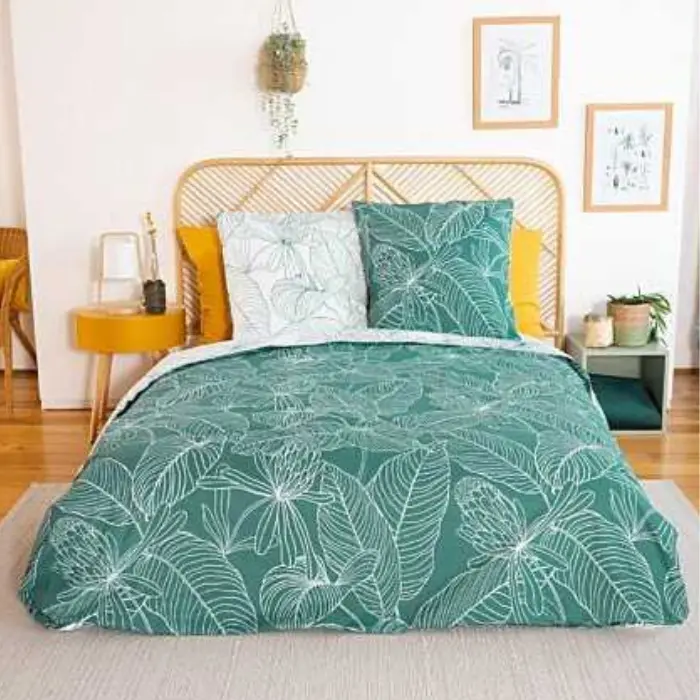 Parure 3 p. 260 x 240 cm imprime 57 fils allover tilda