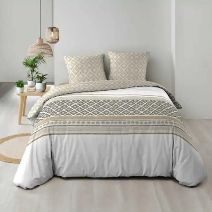 Parure 3 p. 260 x 240 cm imprime 57 fils allover sybille