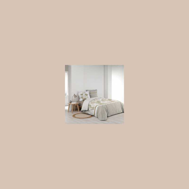 Parure 3 p. 240 x 220 cm percale imp. 78 fils allover melisse