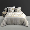 Parure 3 p. 240 x 220 cm percale imp. 78 fils allover melisse