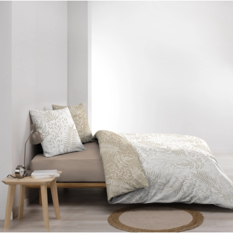 Parure 3 p. 240 x 220 cm imprime 57 fils allover cassia naturel